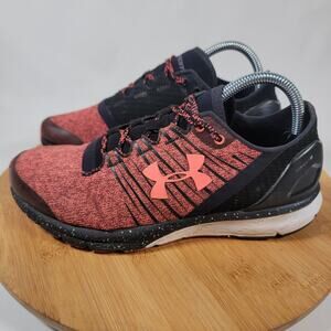 Under Armour Charged Bandit 2 Running Sneakers Shoes Women 9 Red Black
